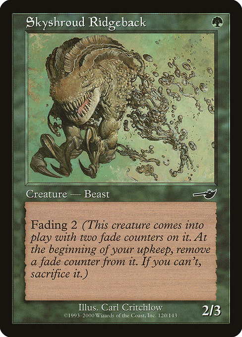 Skyshroud Ridgeback highlighted card art