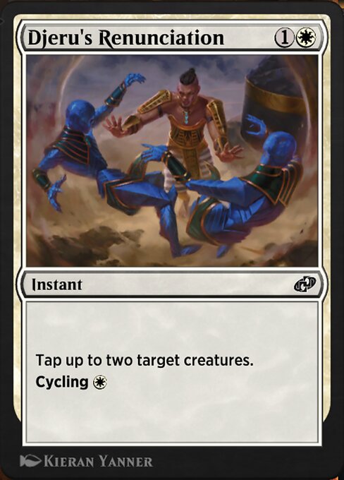 Djeru's Renunciation highlighted card art