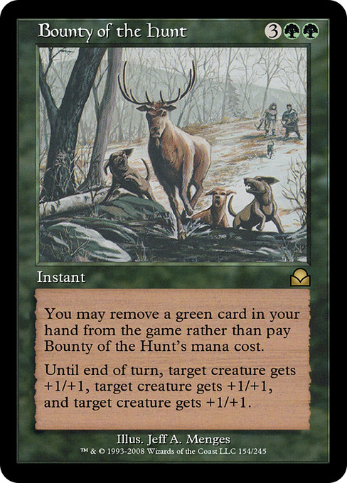 Bounty of the Hunt highlighted card art