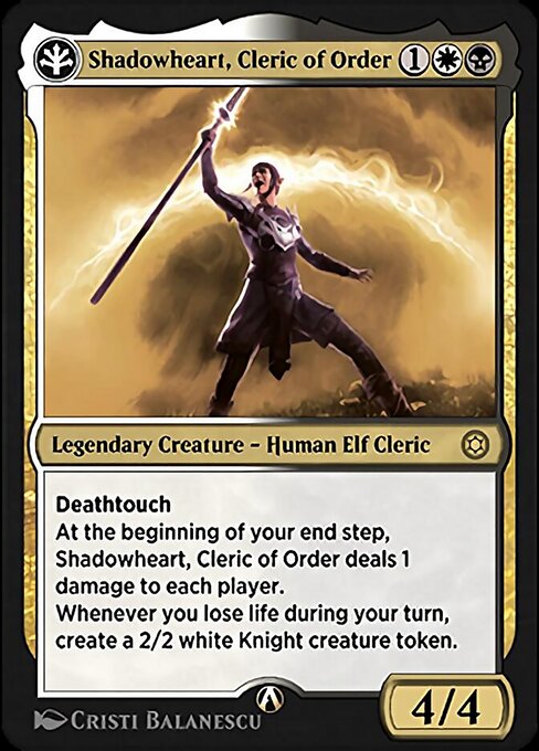 Shadowheart, Cleric of Order highlighted card art