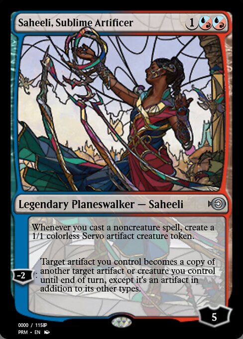 Saheeli, Sublime Artificer from Magic Online Promos