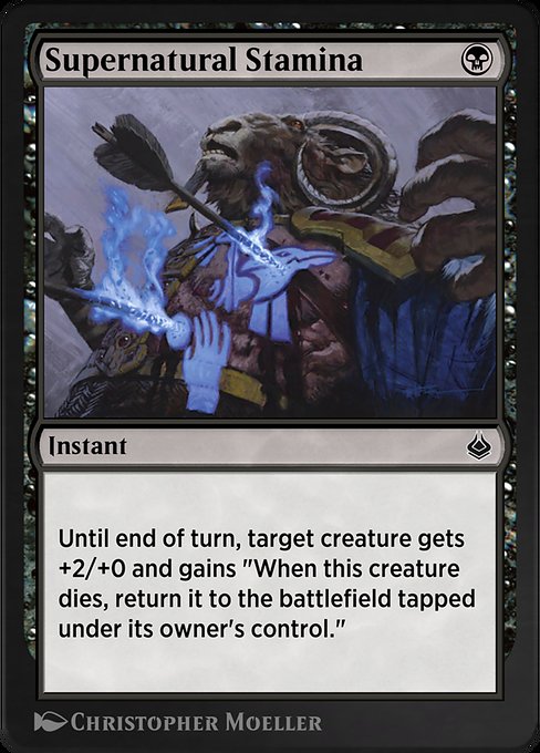 Supernatural Stamina from Amonkhet Remastered