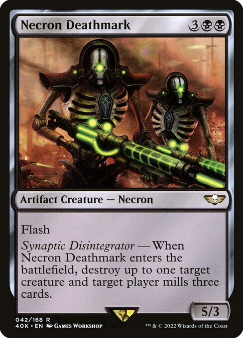 Necron Deathmark highlighted card art