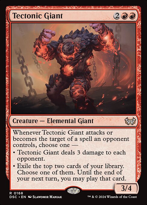 Tectonic Giant highlighted card art
