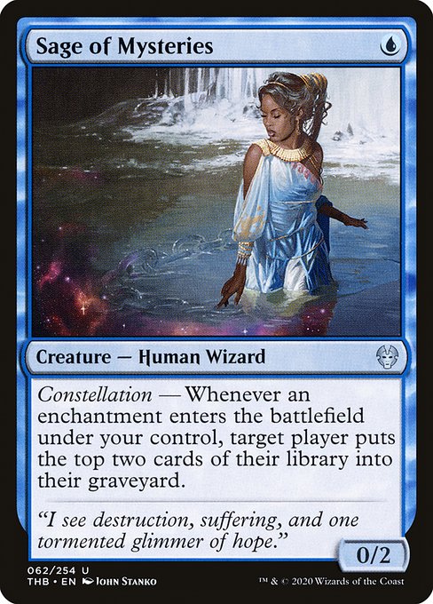 Sage of Mysteries highlighted card art