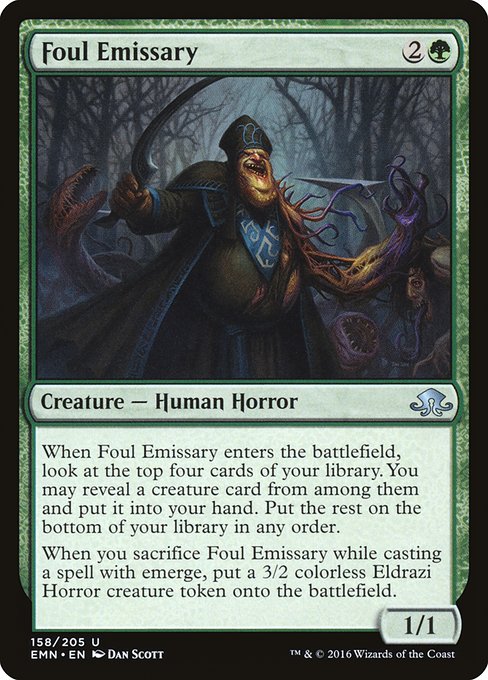 Foul Emissary highlighted card art