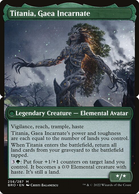 Titania, Gaea Incarnate from The Brothers' War