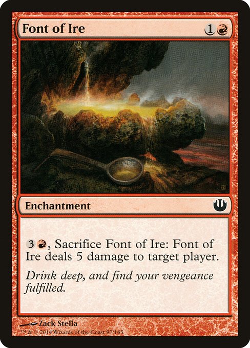 Font of Ire highlighted card art