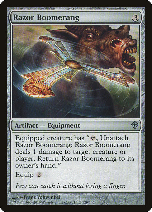 Razor Boomerang highlighted card art