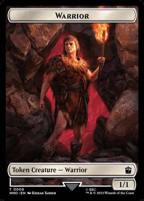 Warrior from Doctor Who Tokens