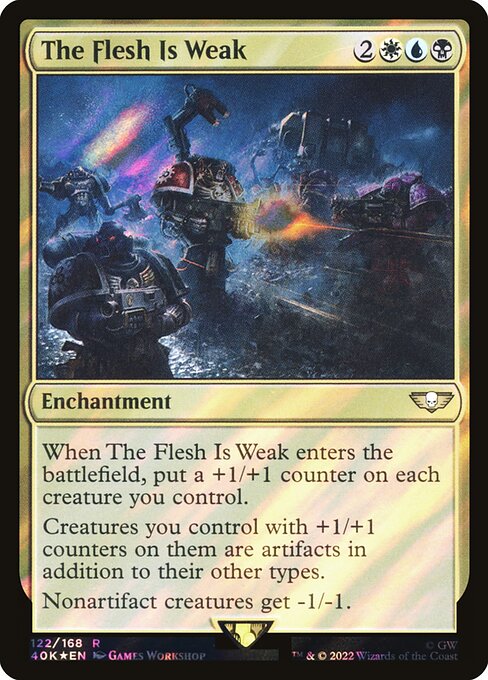 The Flesh Is Weak highlighted card art