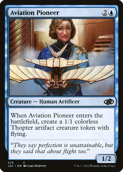 Aviation Pioneer highlighted card art