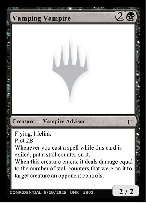 Vamping Vampire from Unknown Event