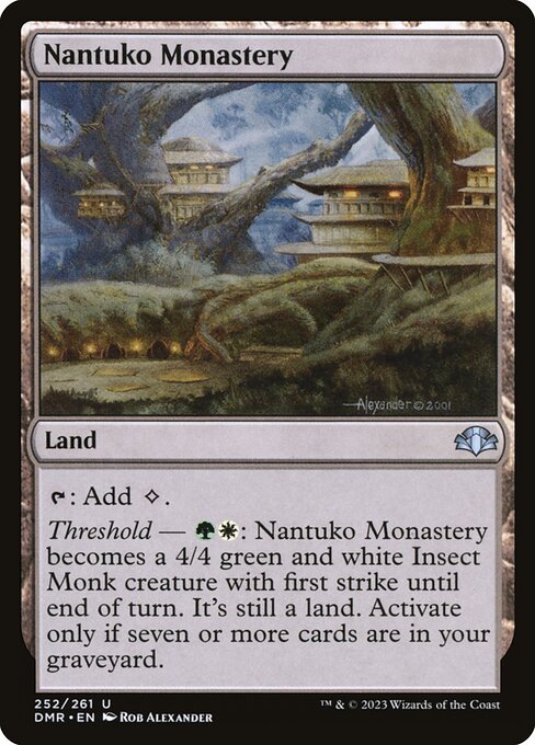 Nantuko Monastery highlighted card art