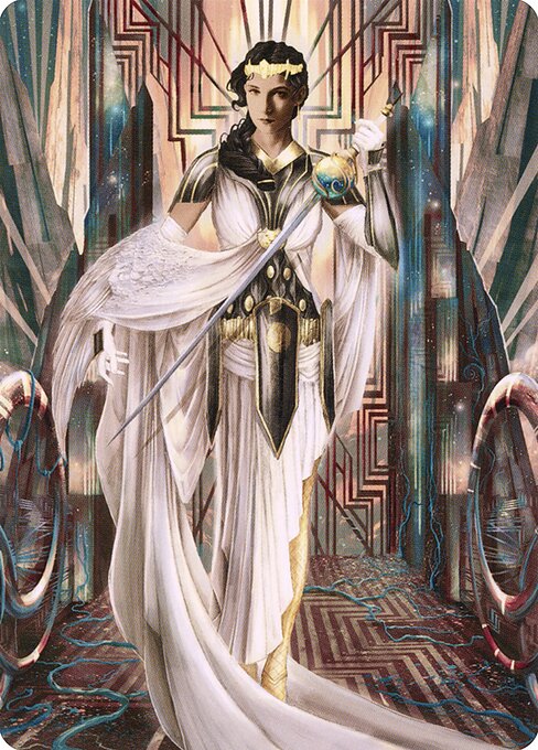 Elspeth Resplendent // Elspeth Resplendent highlighted card art
