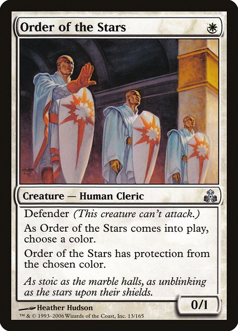 Order of the Stars highlighted card art