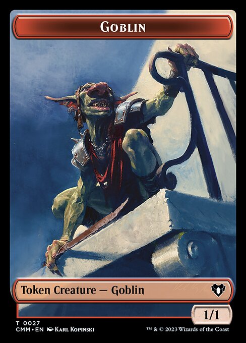 Goblin from Commander Masters Tokens