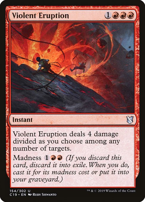 Violent Eruption from Commander 2019