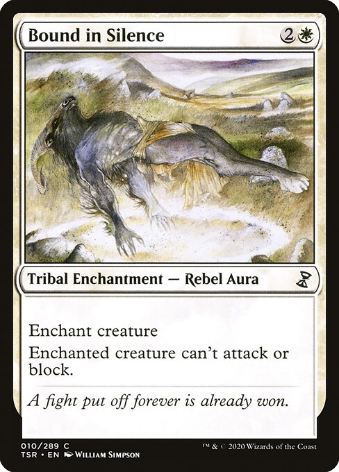 Bound in Silence highlighted card art