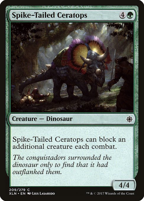 Spike-Tailed Ceratops highlighted card art
