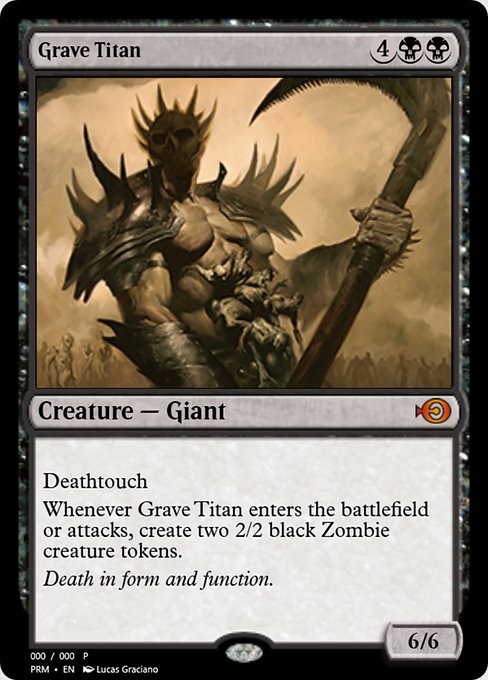 Grave Titan from Magic Online Promos