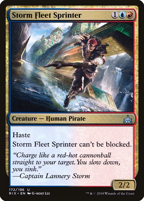 Storm Fleet Sprinter highlighted card art