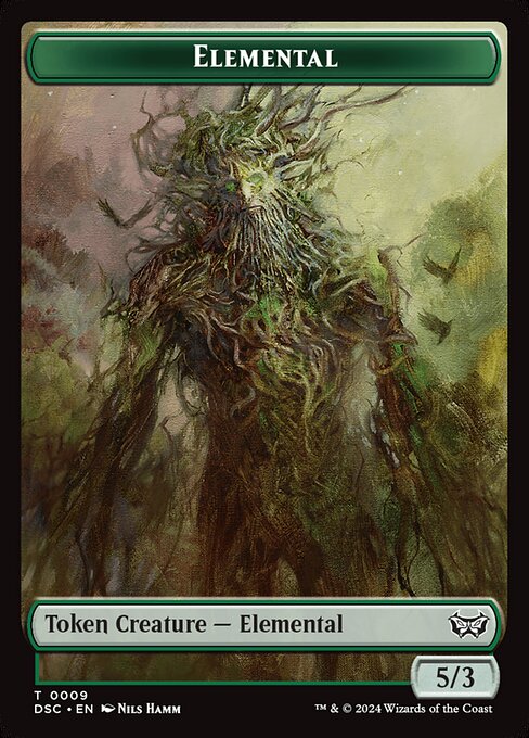 Elemental from Duskmourn Commander Tokens