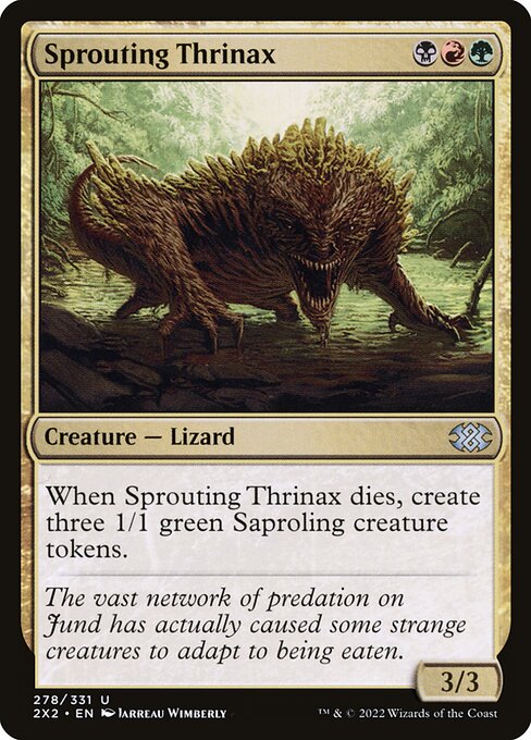 Sprouting Thrinax highlighted card art