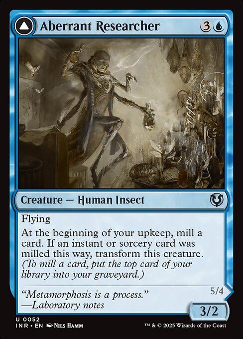 Aberrant Researcher // Perfected Form from Innistrad Remastered