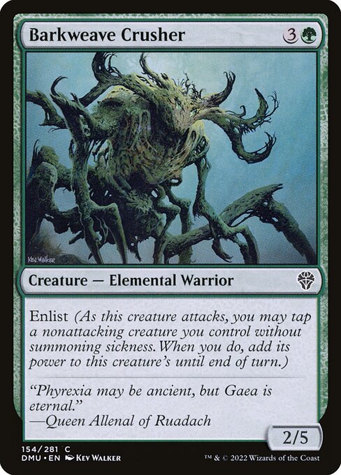 Barkweave Crusher highlighted card art