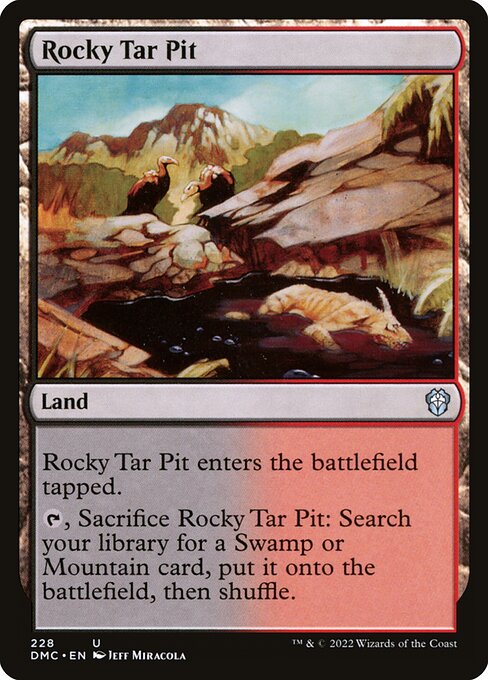 Rocky Tar Pit from Dominaria United Commander