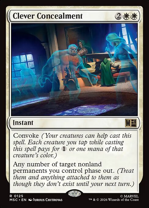 Clever Concealment from Marvel Super Heroes Commander