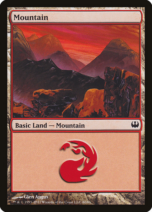 Mountain from Duel Decks: Knights vs. Dragons