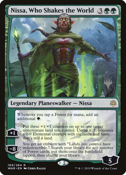 Nissa, Who Shakes the World from War of the Spark Promos