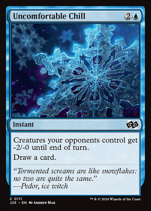 Uncomfortable Chill highlighted card art