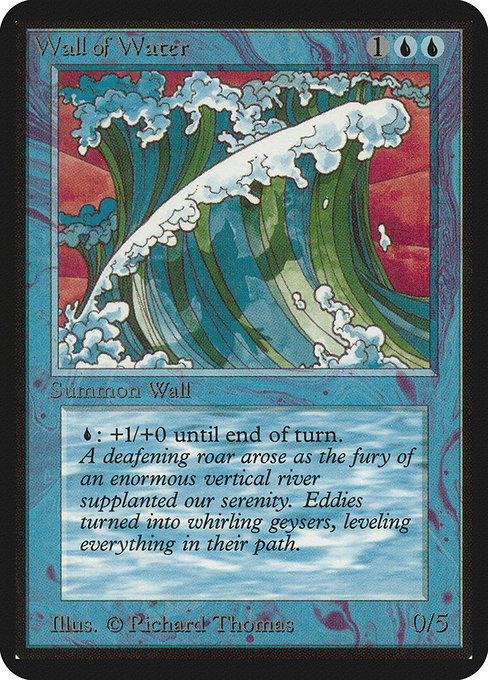 Wall of Water from Limited Edition Alpha