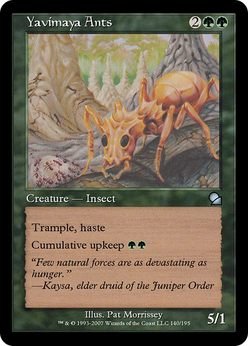 Yavimaya Ants highlighted card art