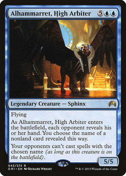 Alhammarret, High Arbiter from Magic Origins
