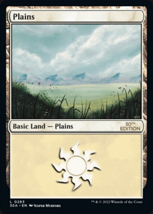 Plains from 30th Anniversary Edition