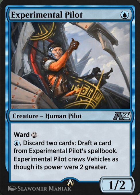 Experimental Pilot highlighted card art