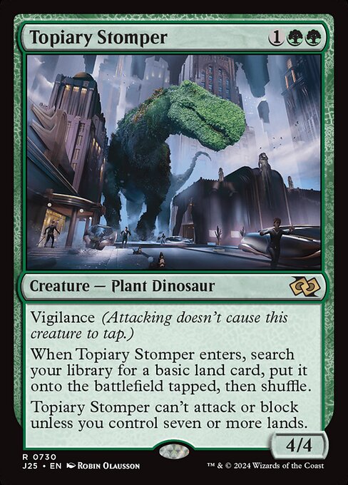 Topiary Stomper highlighted card art