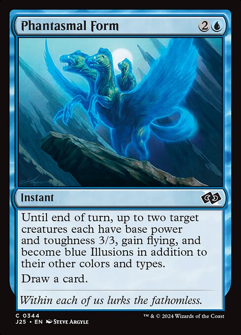 Phantasmal Form highlighted card art