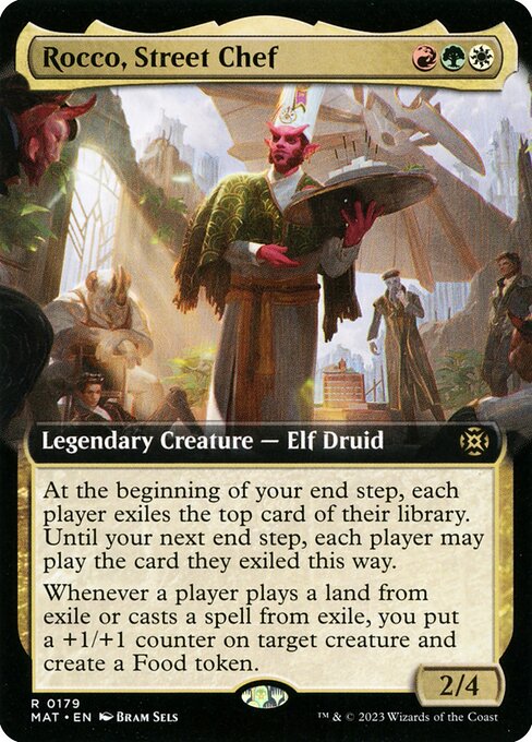 Rocco, Street Chef highlighted card art