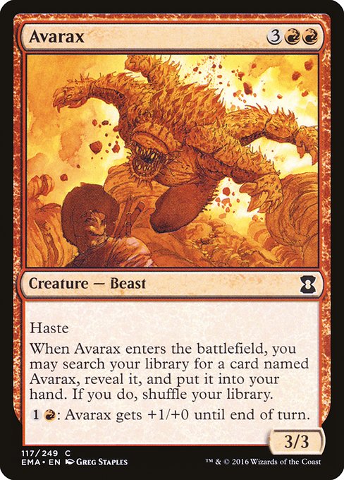 Avarax from Eternal Masters