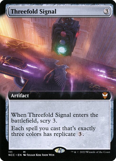 Threefold Signal from New Capenna Commander
