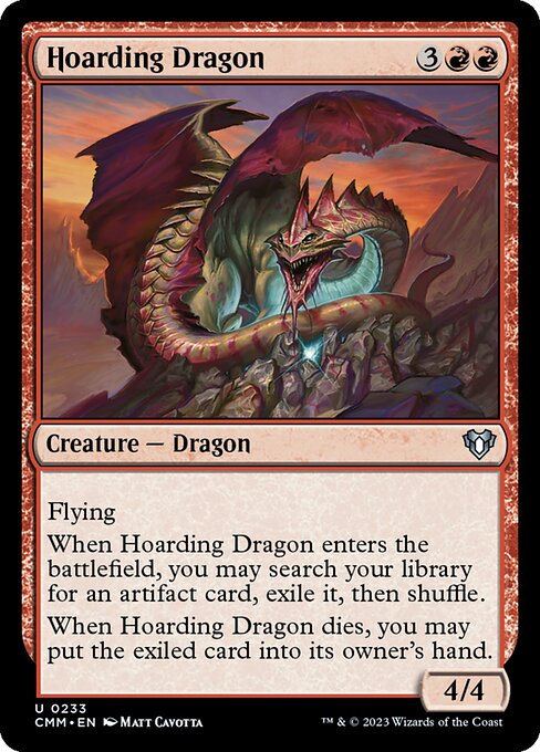 Hoarding Dragon from Commander Masters
