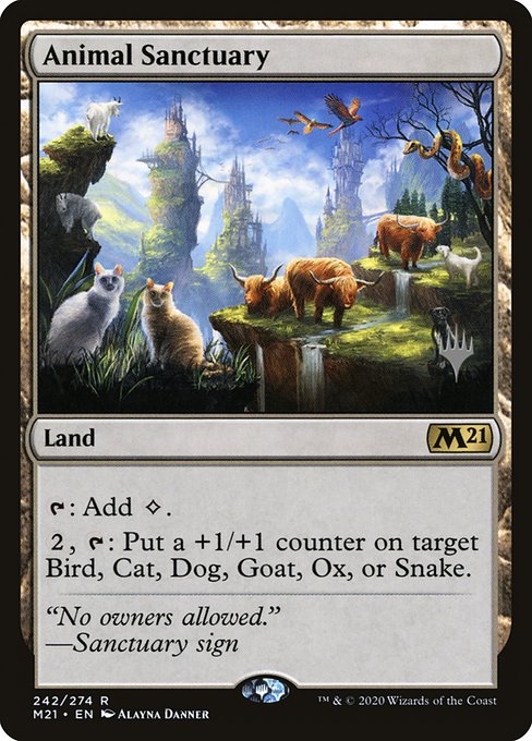 Animal Sanctuary from Core Set 2021 Promos