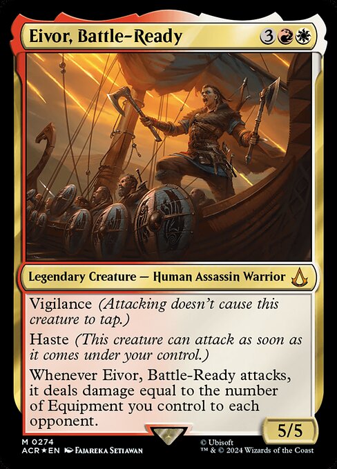 Eivor, Battle-Ready highlighted card art