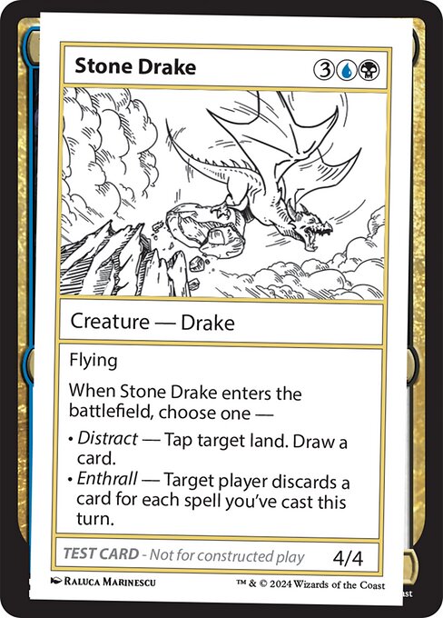 Stone Drake highlighted card art