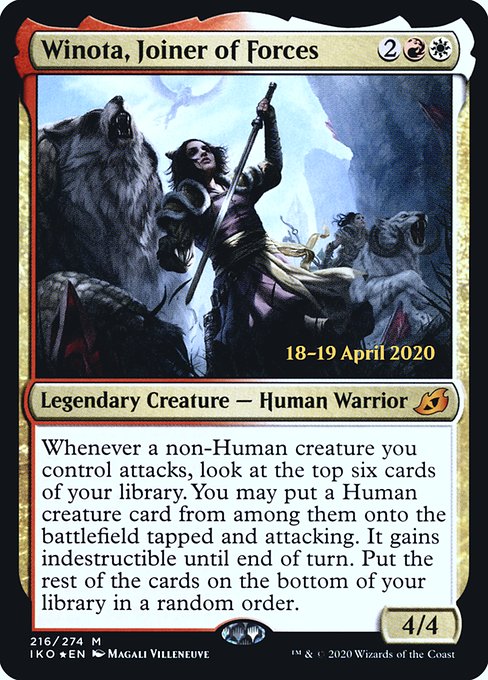 Winota, Joiner of Forces from Ikoria: Lair of Behemoths Promos